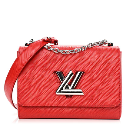 Louis Vuitton Epi Twist Shoulder Bag MM Coquelicot 1 of 8
