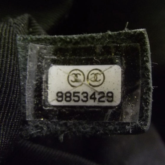 Chanel Tweed Boucle Knitting Bag Black 9 of 12