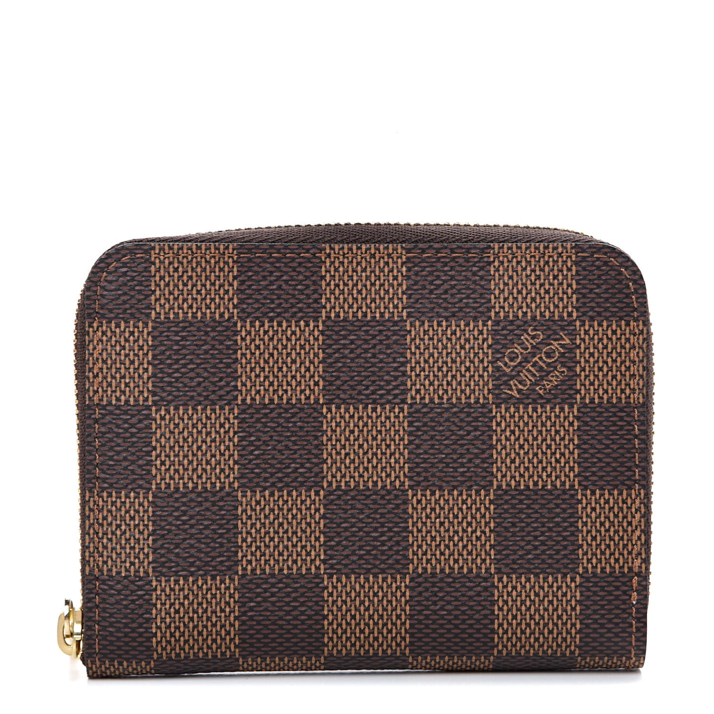 Damier Ebene Zippy Coin Purse Rose Ballerine