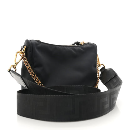 Versace Nylon Medusa Small Shoulder Bag Black 3 of 12