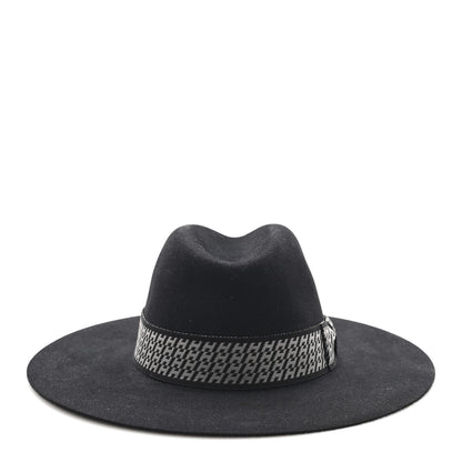 Hermes Rabbit Felt Faubourg Hat 59 Black 5 of 9