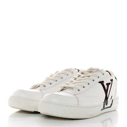 Louis Vuitton Charlie Sneakers 37 White Cacoa Brown 3 of 9