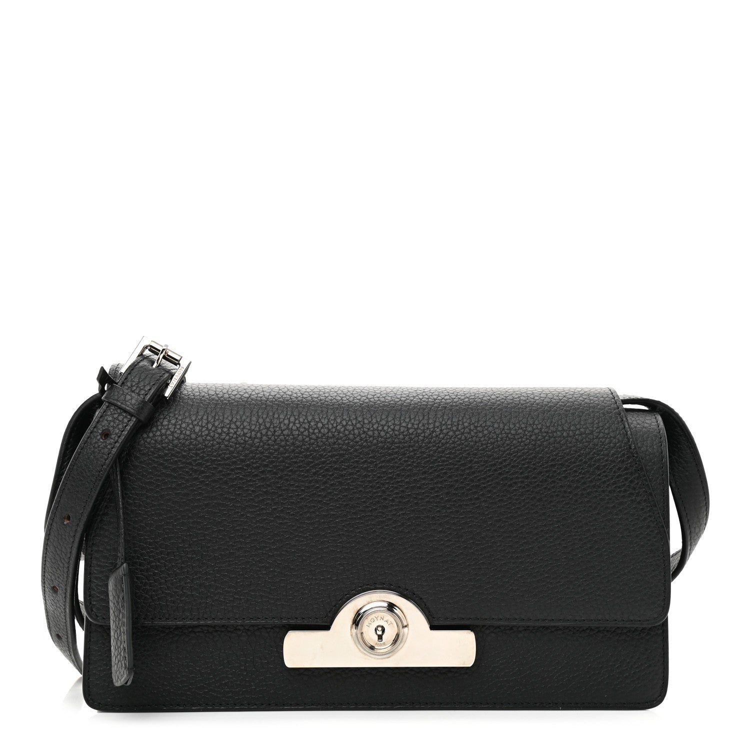 Moynat Taurillon Blush Rejane Clutch 26 Black 1 of 7