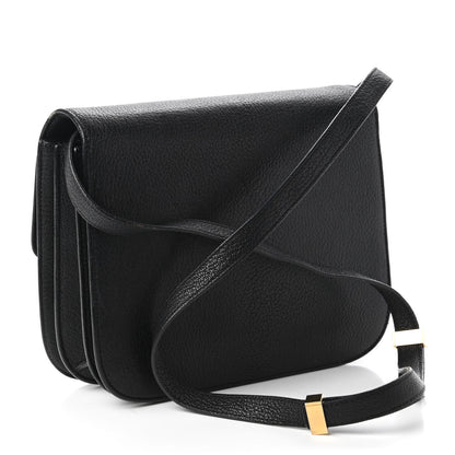 Celine Goatskin Medium Classic Box Flap Bag Black 3 of 11