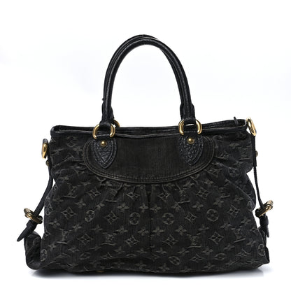 Louis Vuitton Denim Neo Cabby MM Black 1 of 9