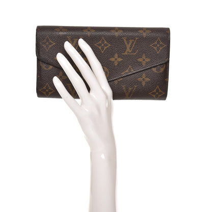 Louis Vuitton Monogram Sarah Wallet NM 2 of 7
