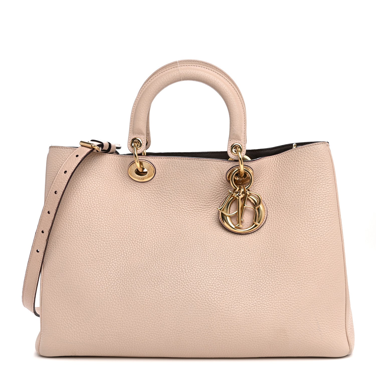 Christian Dior Bullcalf Large Diorissimo Tote Rose Poudre 1 of 16
