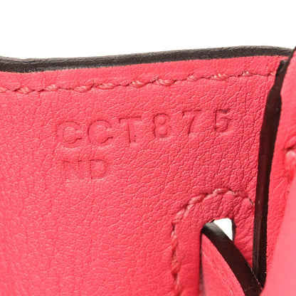 Hermes Swift Birkin 25 Rose Azalee 7 of 12