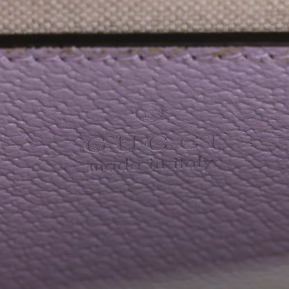 Gucci Monogram Jumbo GG Textured Dollar Calfskin Small Ophidia Chain Shoulder Bag Beige Lapis 6 of 13