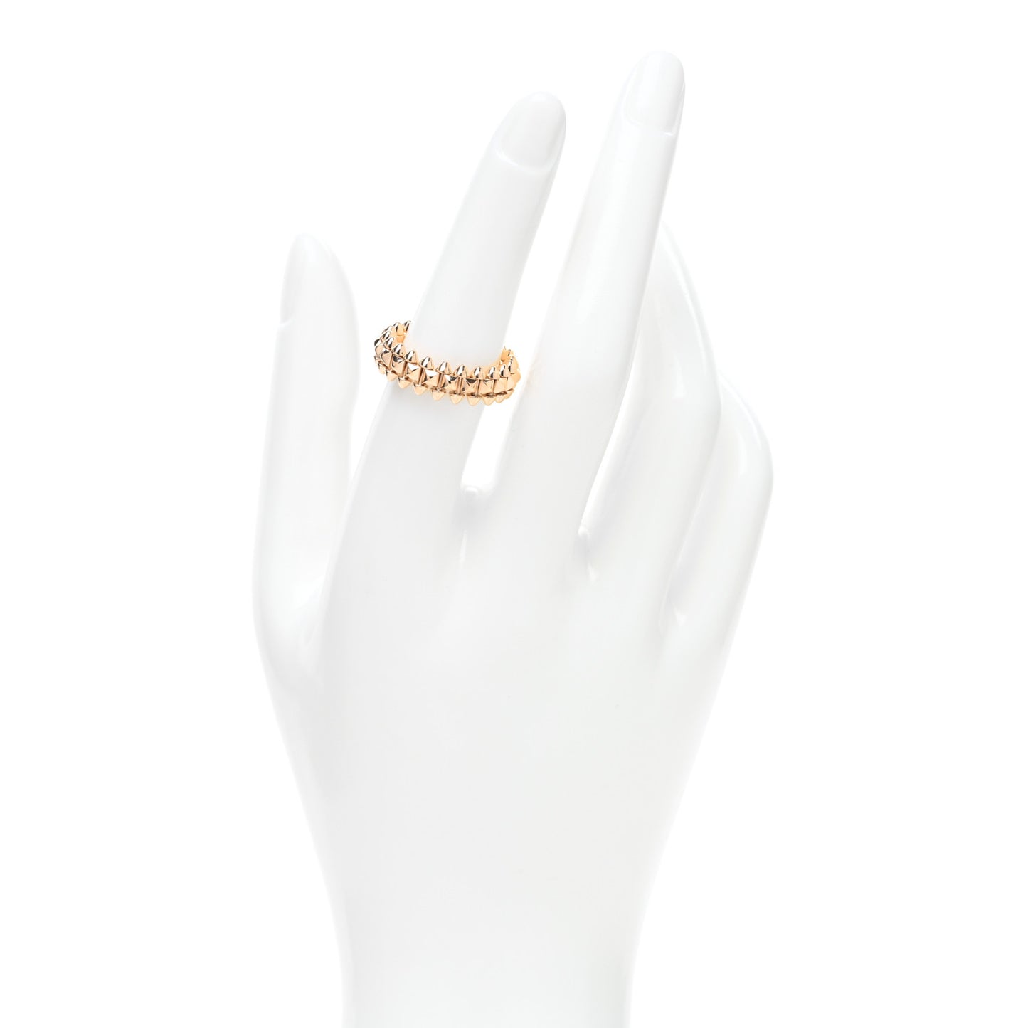 18K Pink Gold SM Clash De Cartier Ring 53 6.5