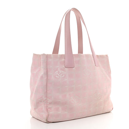 Chanel Nylon Travel Large Tote Pink 3 of 11