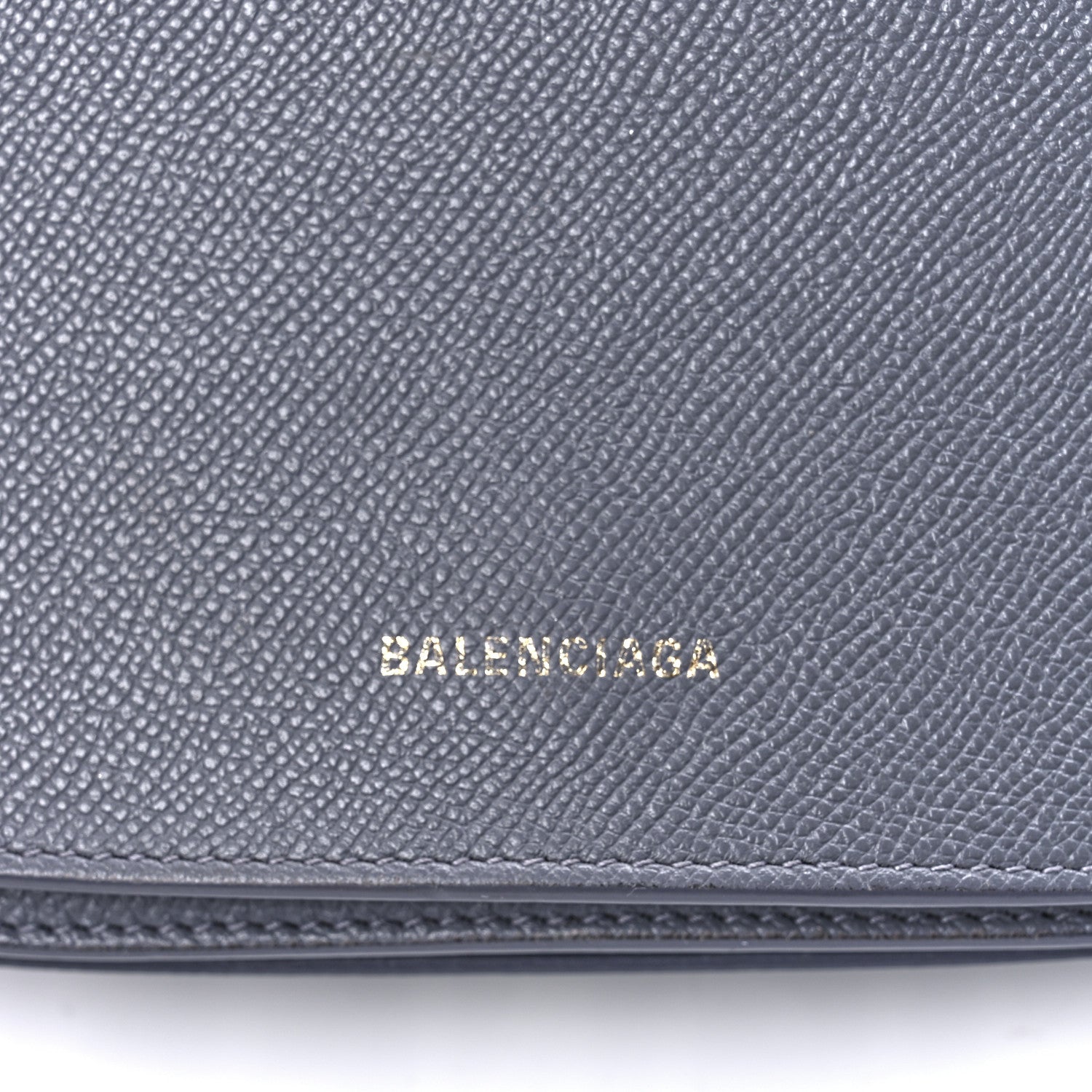 Balenciaga Grained Calfskin Logo S Ville Day Bag Gris Perle Fonce White 8 of 14