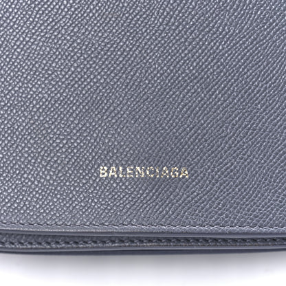 Balenciaga Grained Calfskin Logo S Ville Day Bag Gris Perle Fonce White 8 of 14