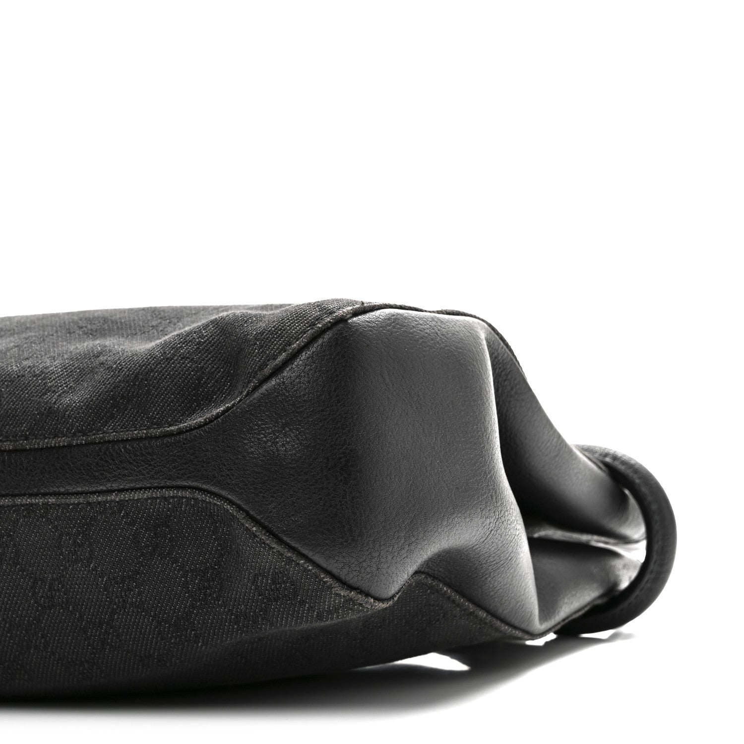 Gucci Monogram Denim GG Shoulder Bag Black 10 of 12