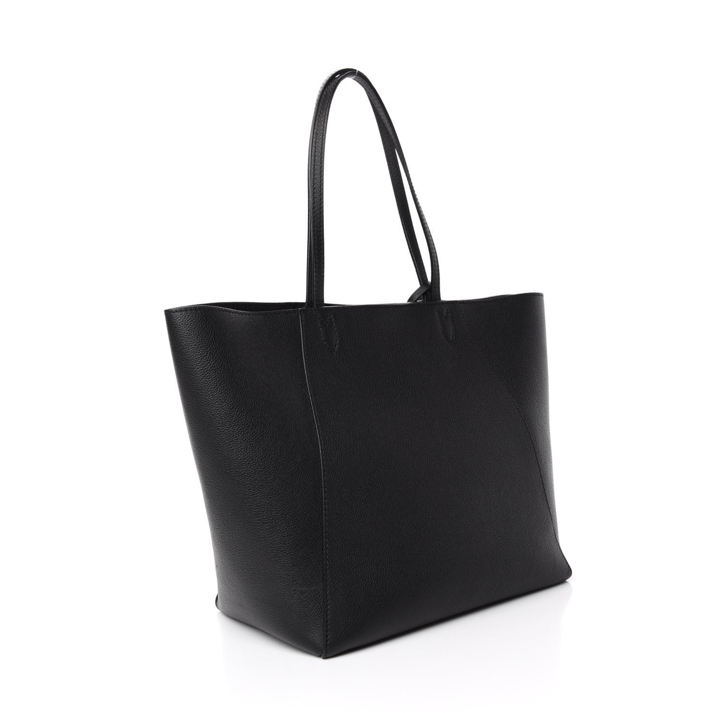 Calfskin Lockme Cabas Black