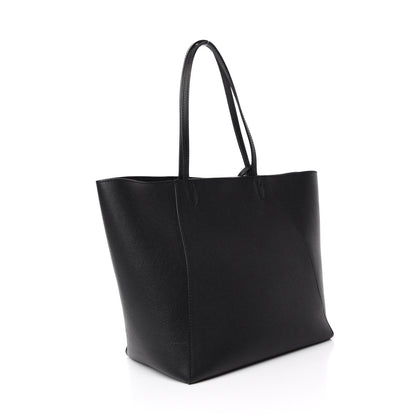 Louis Vuitton Calfskin Lockme Cabas Black 3 of 10