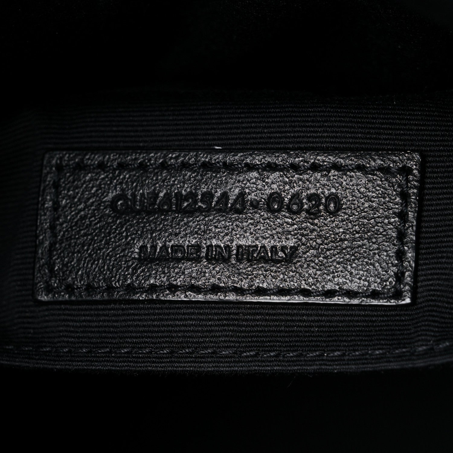 Saint Laurent Calfskin Matelasse Monogram Lou Camera Bag Black 7 of 9