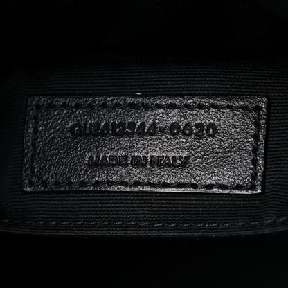 Saint Laurent Calfskin Matelasse Monogram Lou Camera Bag Black 7 of 9