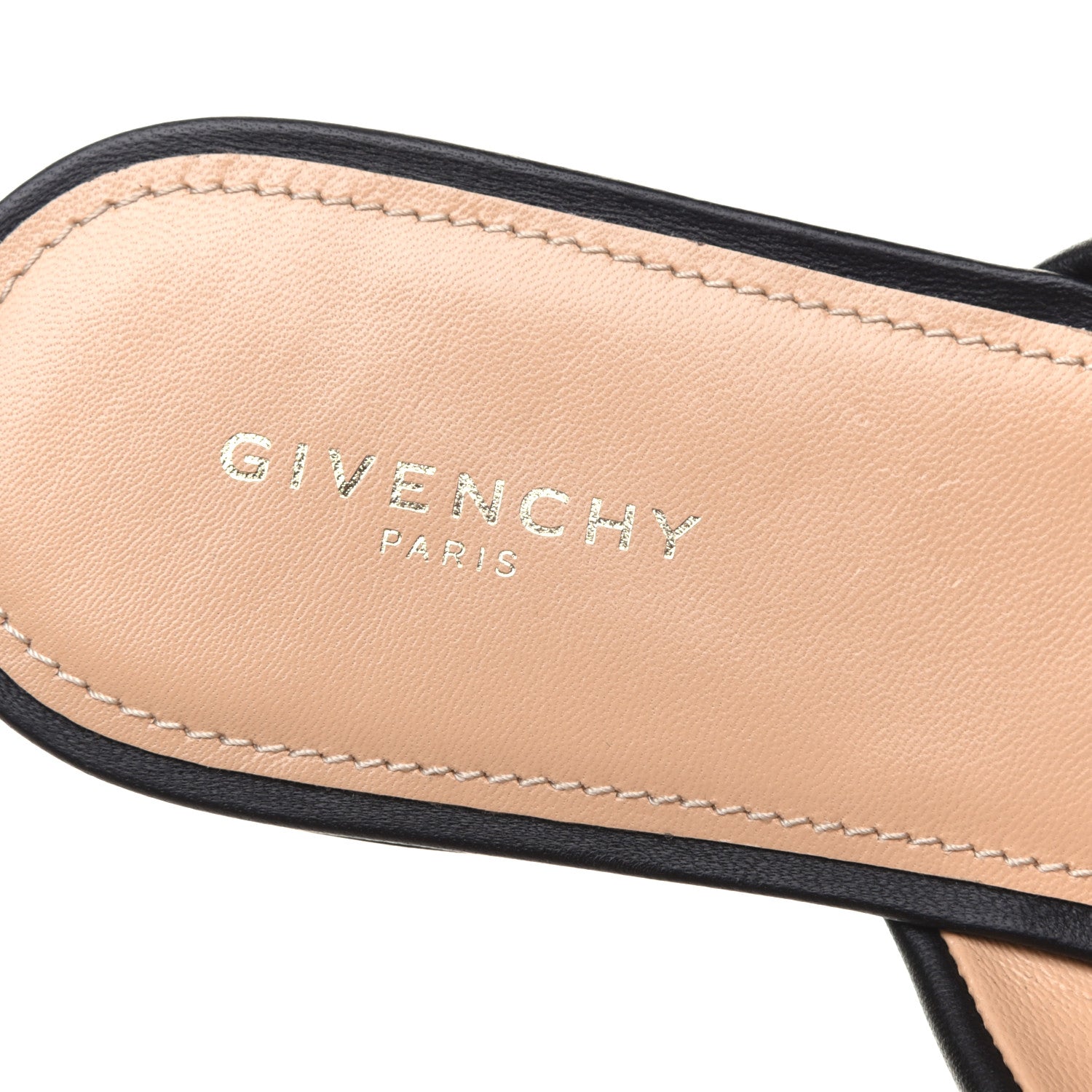 Givenchy Lambskin Elba Logo Mule Slippers 41 Black 7 of 11