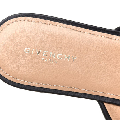 Givenchy Lambskin Elba Logo Mule Slippers 41 Black 7 of 11