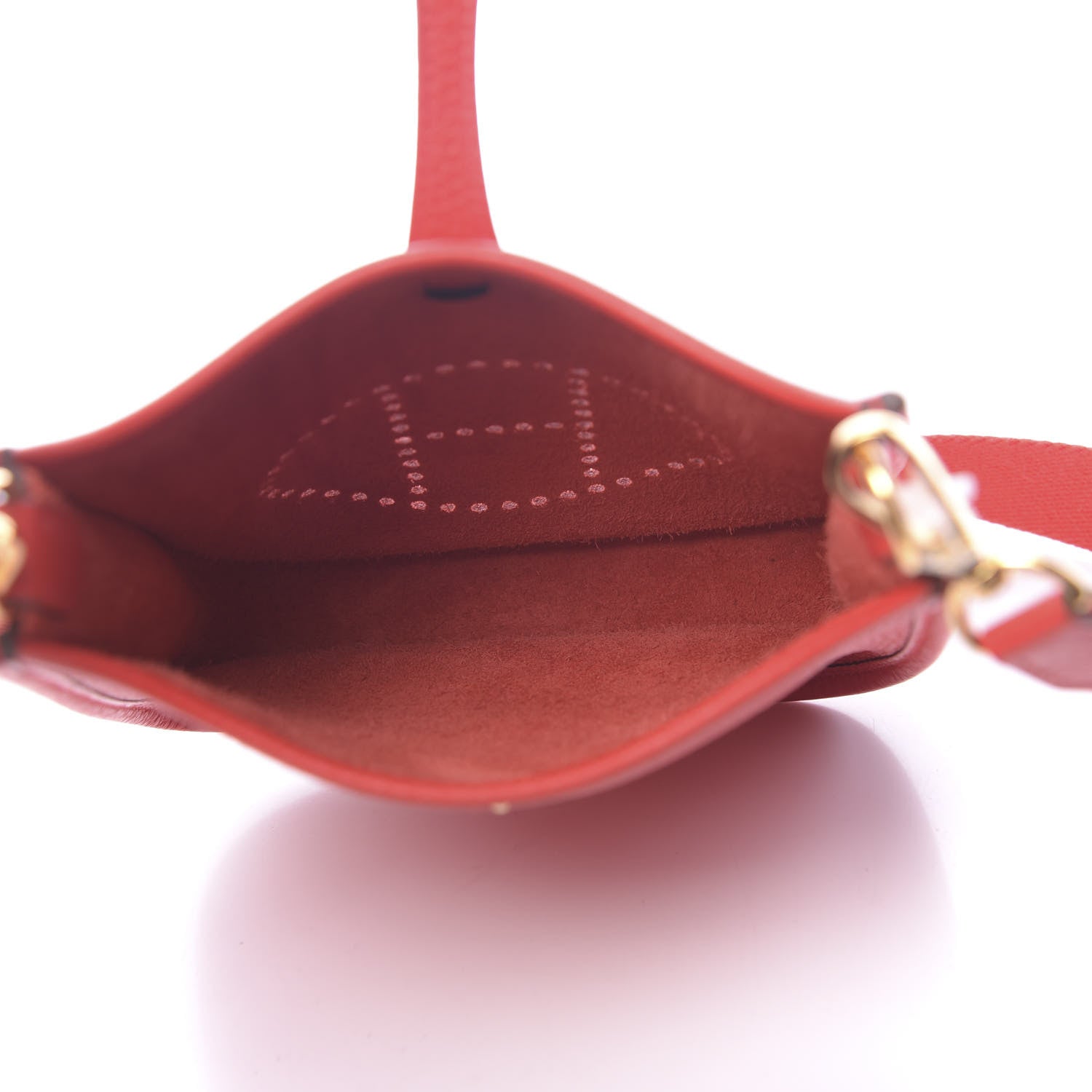 Hermes Taurillon Clemence Evelyne TPM Rouge de Coeur 5 of 10