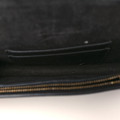 Christian Dior Grained Calfskin Saddle Belt Bag Black 5 of 9