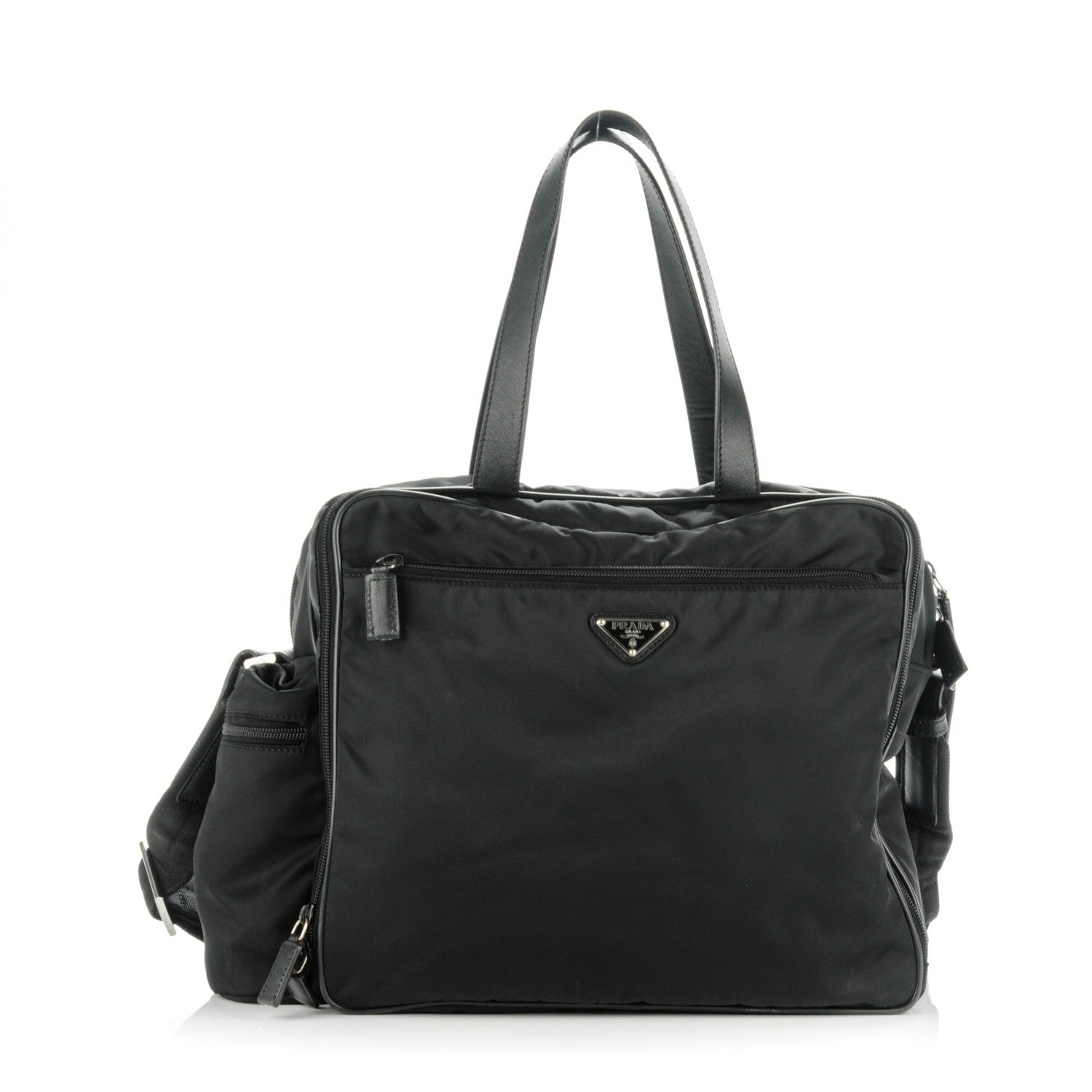 Prada Tessuto Nylon Vela Diaper Bag Black 1 of 8