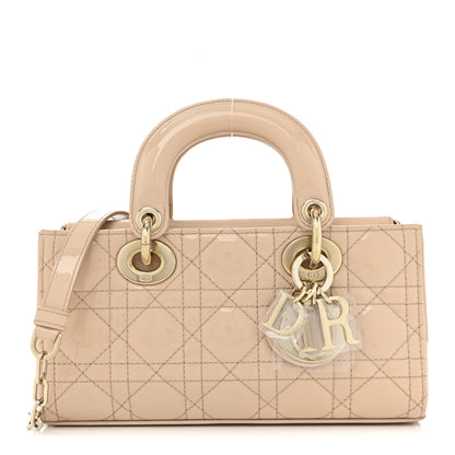 Christian Dior Patent Cannage Small Lady D-Joy Beige 1 of 9