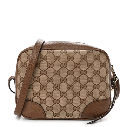 Gucci Monogram Mini Bree Messenger Bag Beige Tabacco 1 of 10