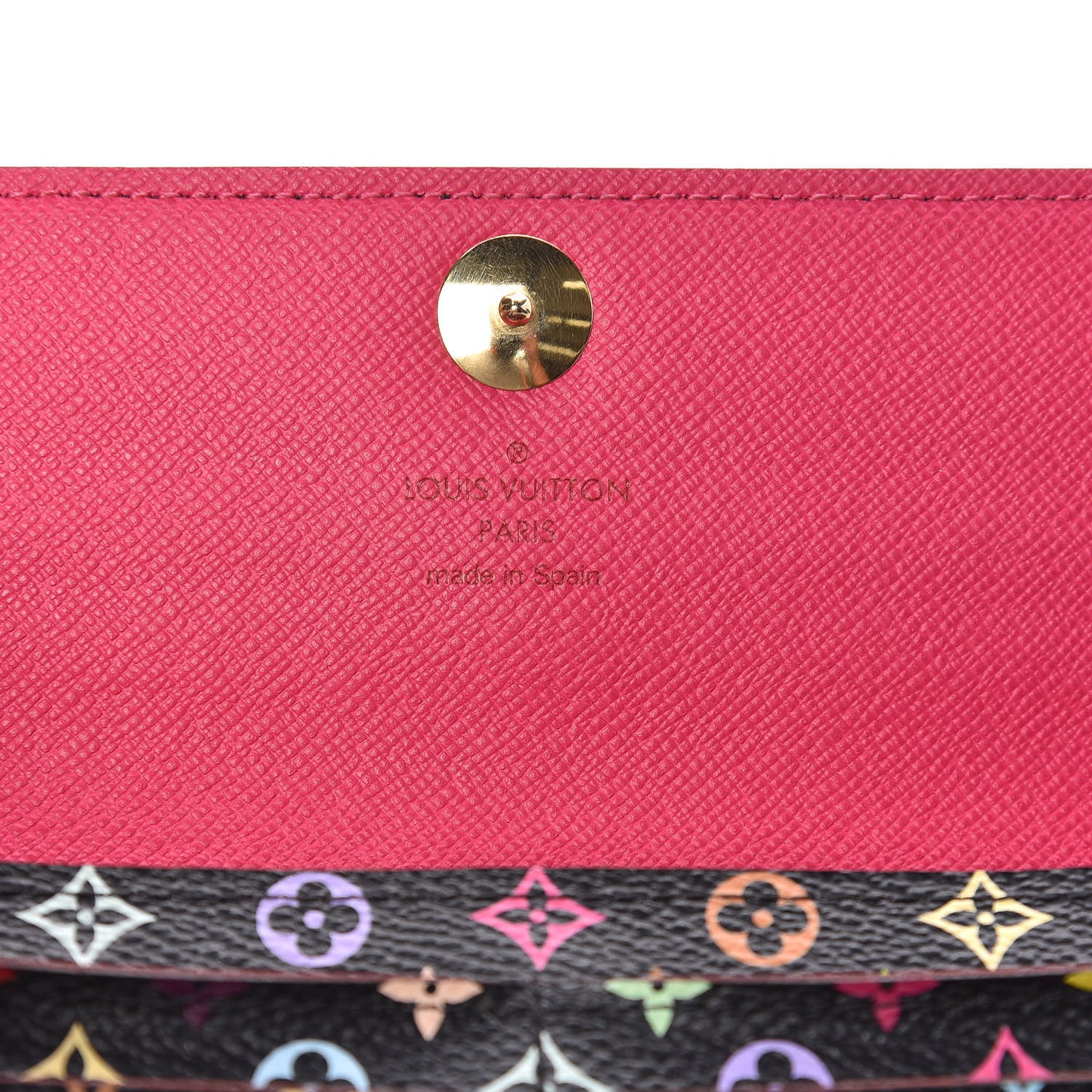 Monogram Multicolor Sarah Wallet Black Grenade