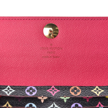 Louis Vuitton Monogram Multicolor Sarah Wallet Black Grenade 6 of 12
