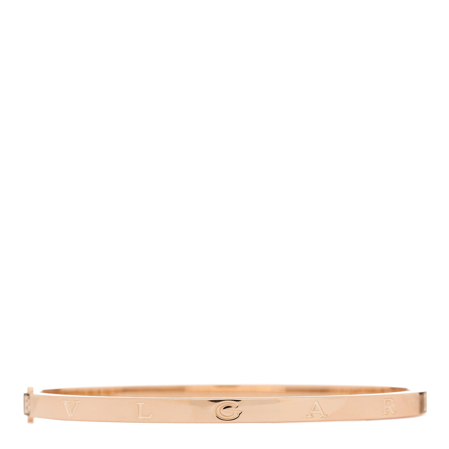 Bulgari 18K Rose Gold B.Zero1 Cuff Bracelet M 2 of 5