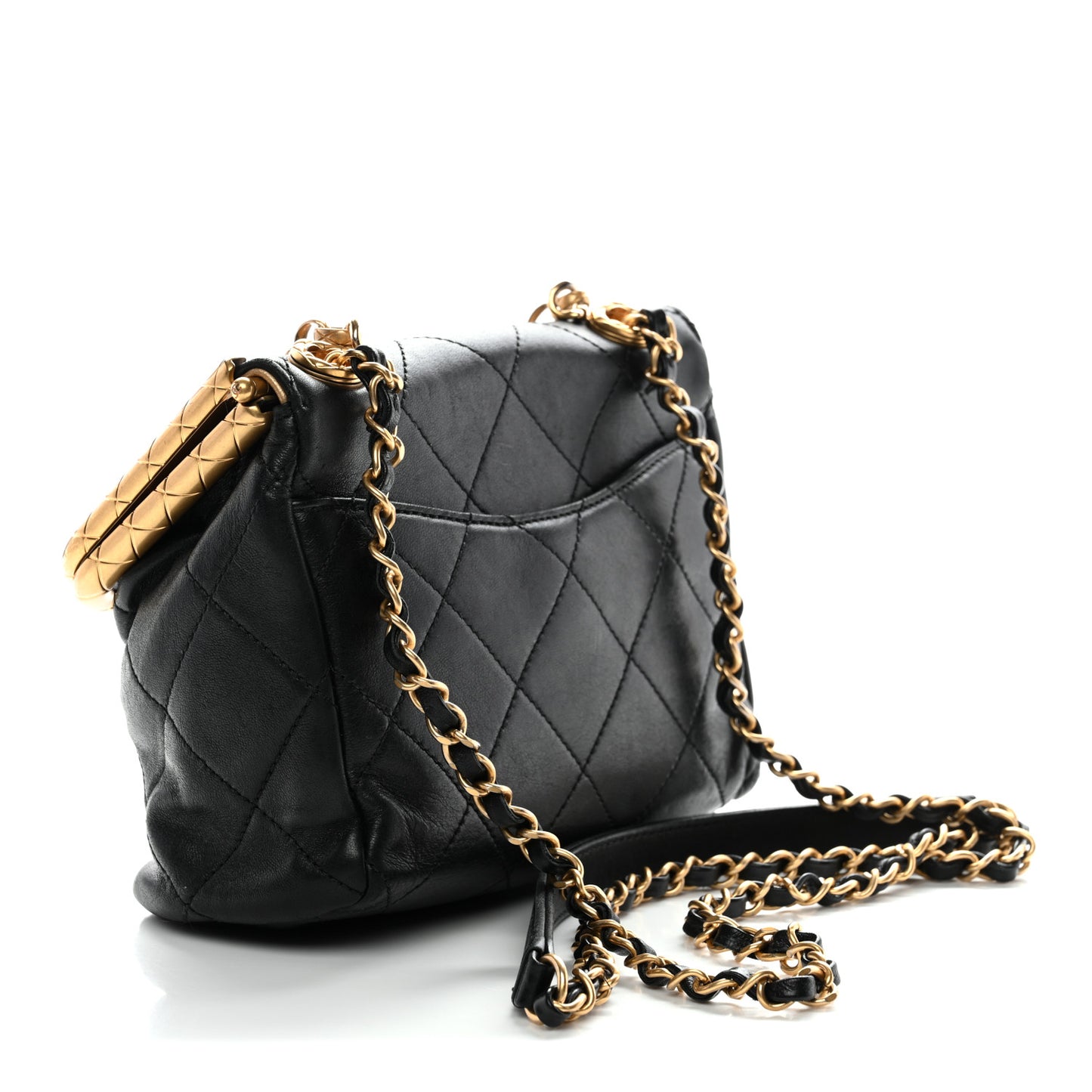 Lambskin Quilted My Crush Bag Black