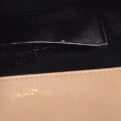 Saint Laurent Lambskin Matelasse Chevron Monogram Small Sulpice Bag Sable Beige 6 of 13