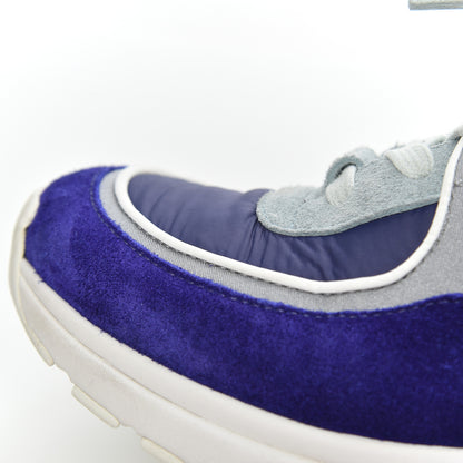 Chanel Nylon Lambskin Suede Calfskin Womens Logo Sneakers 39 Blue Coral 16 of 21