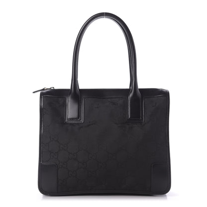 Gucci Nylon Monogram Tote Bag Black 1 of 9