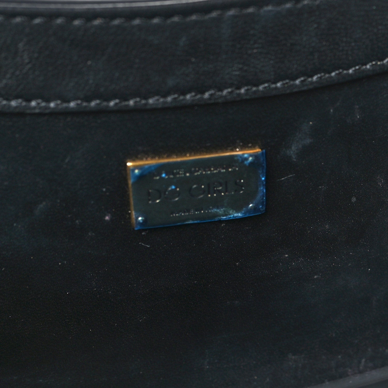 Dolce & Gabbana Nappa DG Girls Shoulder Bag Black 10 of 12