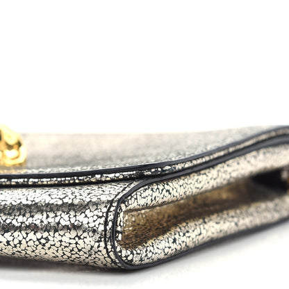 Versace Metallic Suede Palazzo Medusa Evening Bag Gold 8 of 10