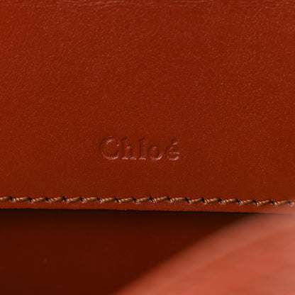Chloe Shiny Calfskin Mini Vanity C Bag Sepia Brown 6 of 11