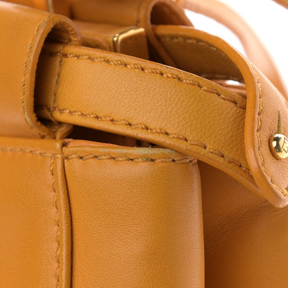 Fendi Nappa Mini Peekaboo Iconic Satchel Giallo Syrup 14 of 21