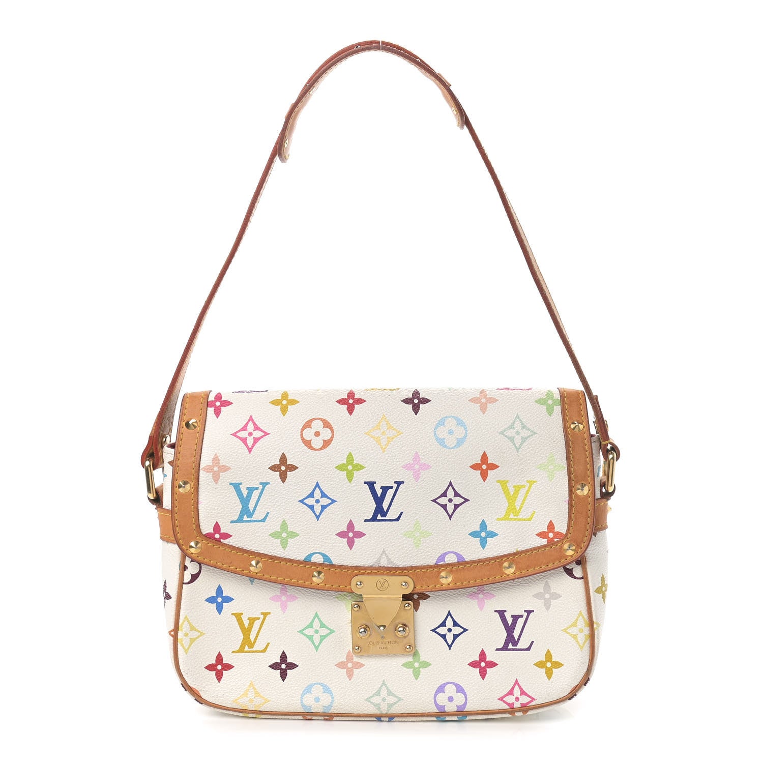 Louis Vuitton Monogram Multicolor Sologne White 1 of 12