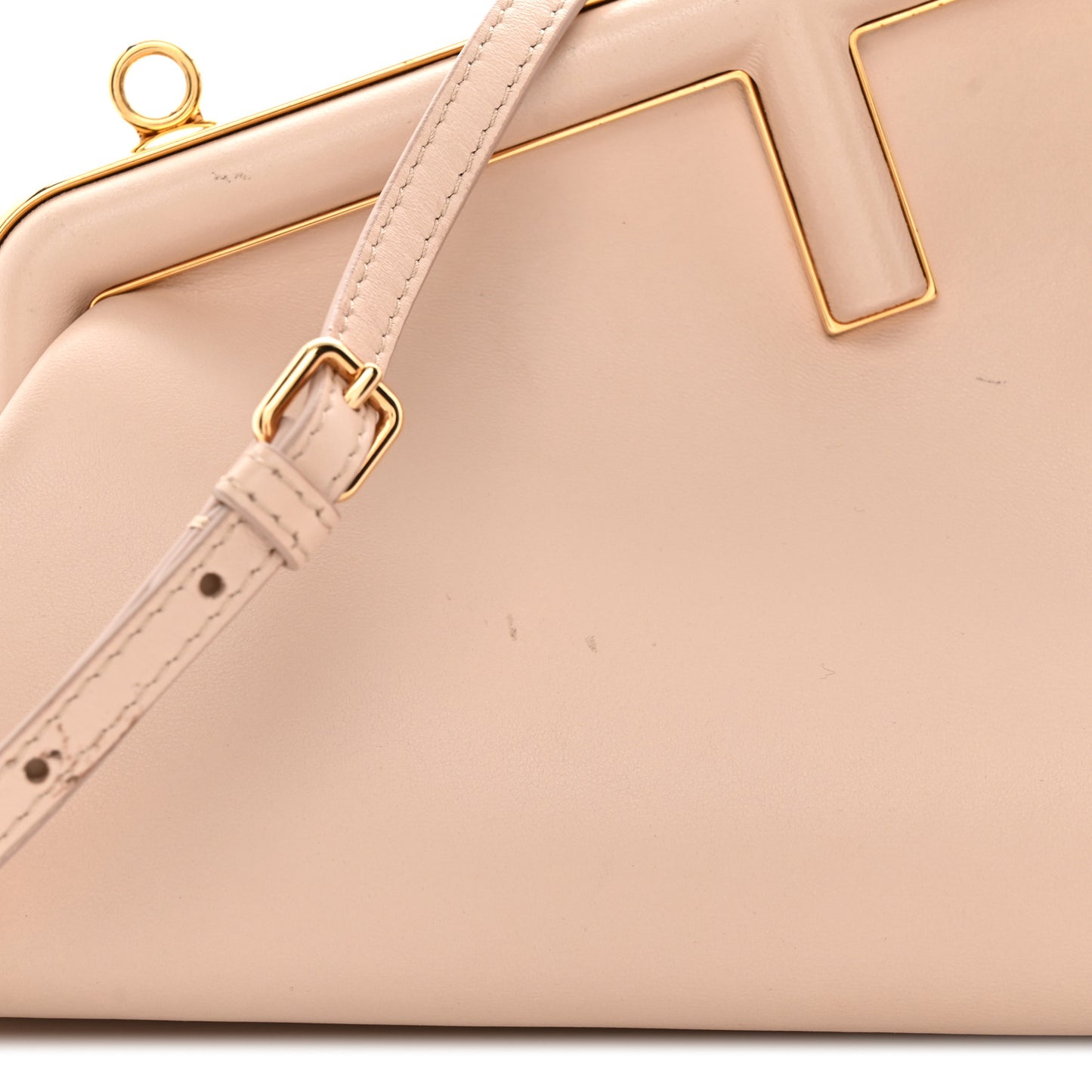 Shiny Nappa Small Fendi First Poudre