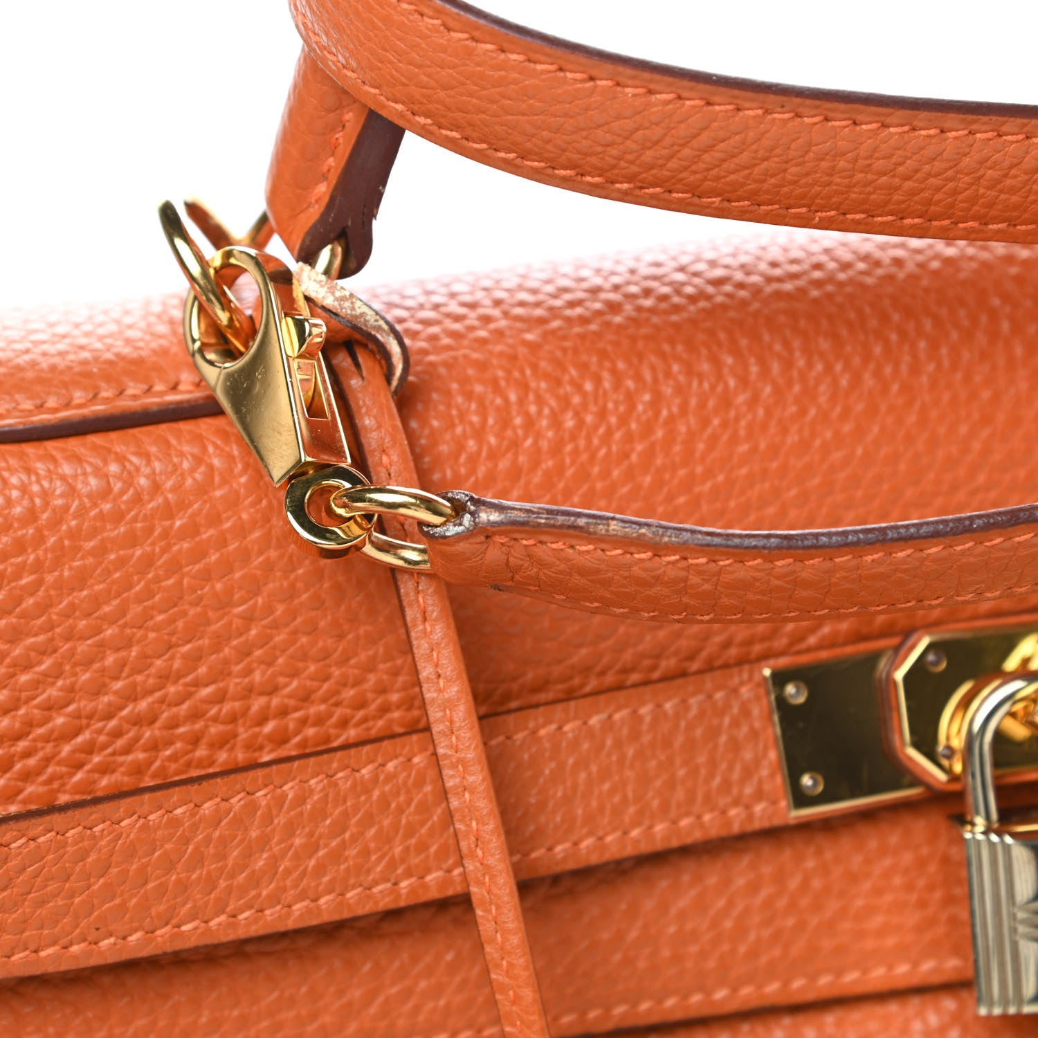 Hermes Togo Kelly Sellier 35 Orange 19 of 19