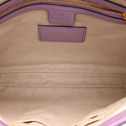 Gucci Canvas Flora Medium Jackie Hobo Lilac 5 of 11