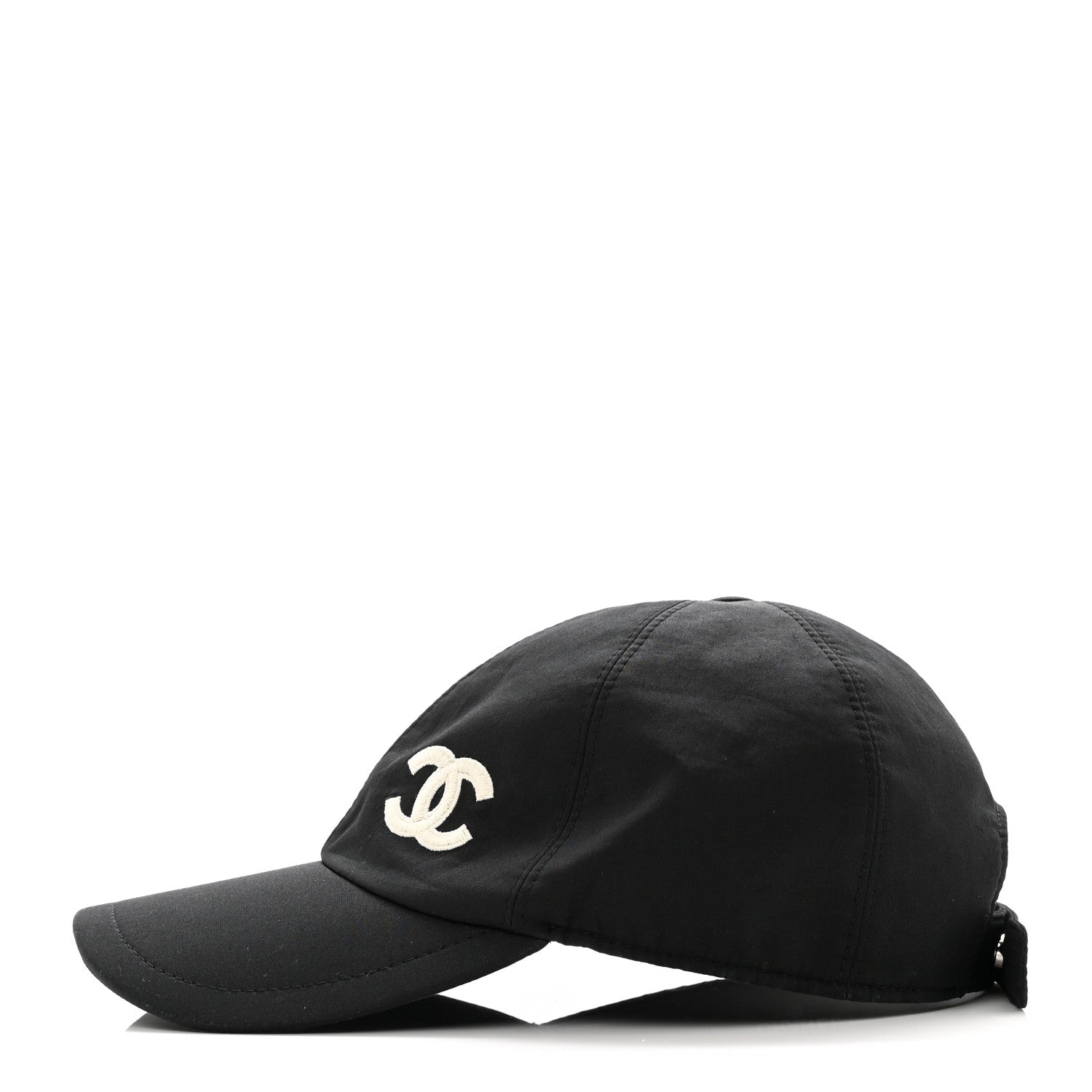 Chanel Cotton CC Cap Hat Black 6 of 9