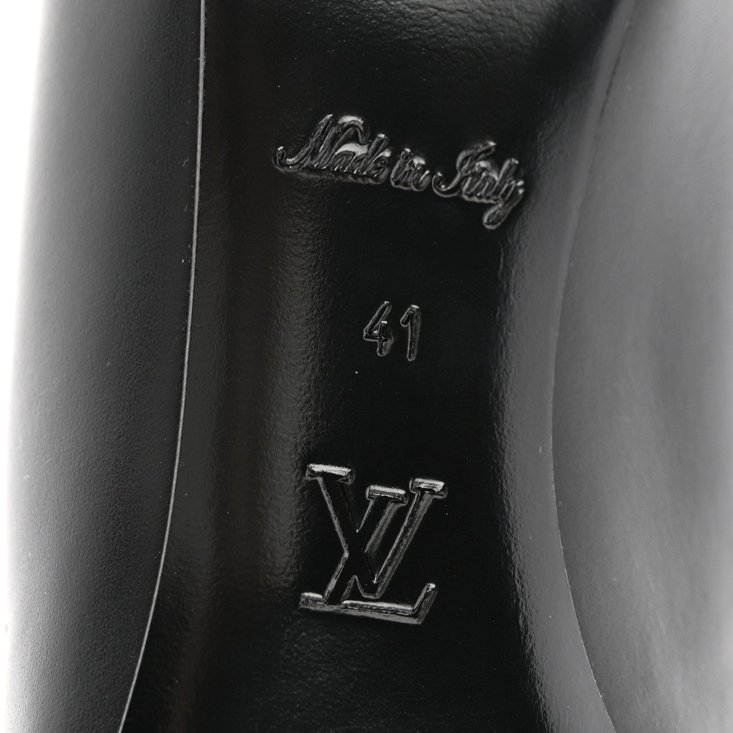 Louis Vuitton Calfskin Cherie Pumps 41 Black 7 of 10