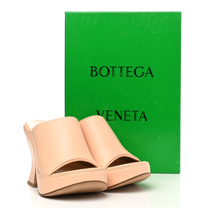 Bottega Veneta Nappa Slide Platform 115 Wedge Sandals 36 Macaroon 8 of 8