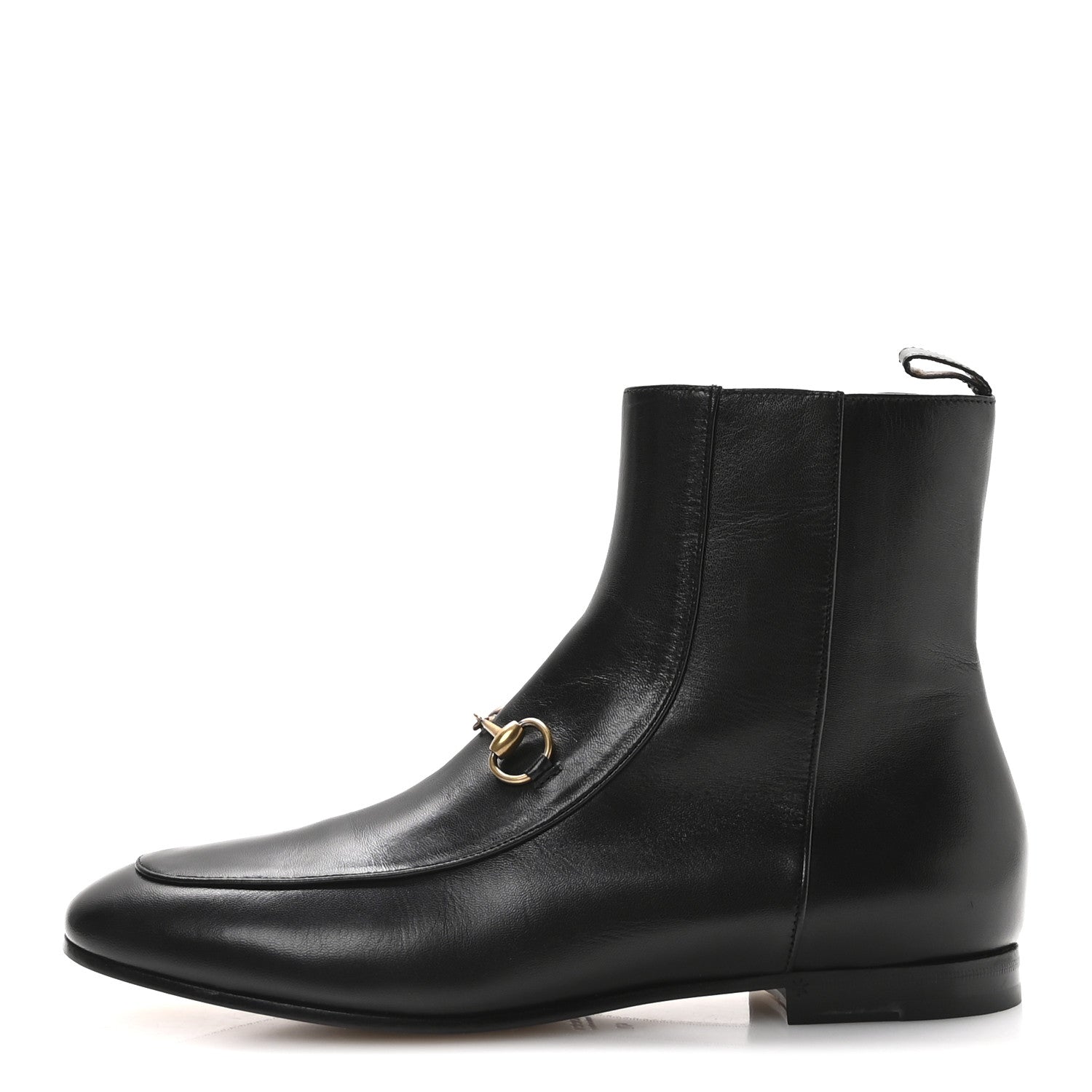 Gucci Malaga Kid Womens Jordaan Ankle Boots 40 Black 1 of 8