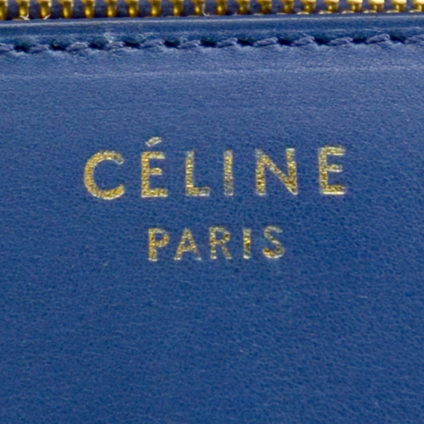 Leather Medium Classic Box Flap Bag Blue