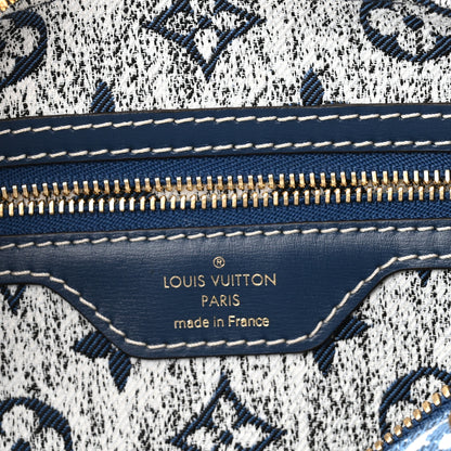 Louis Vuitton Monogram Jacquard Denim Speedy Bandouliere 25 Bleu 6 of 10